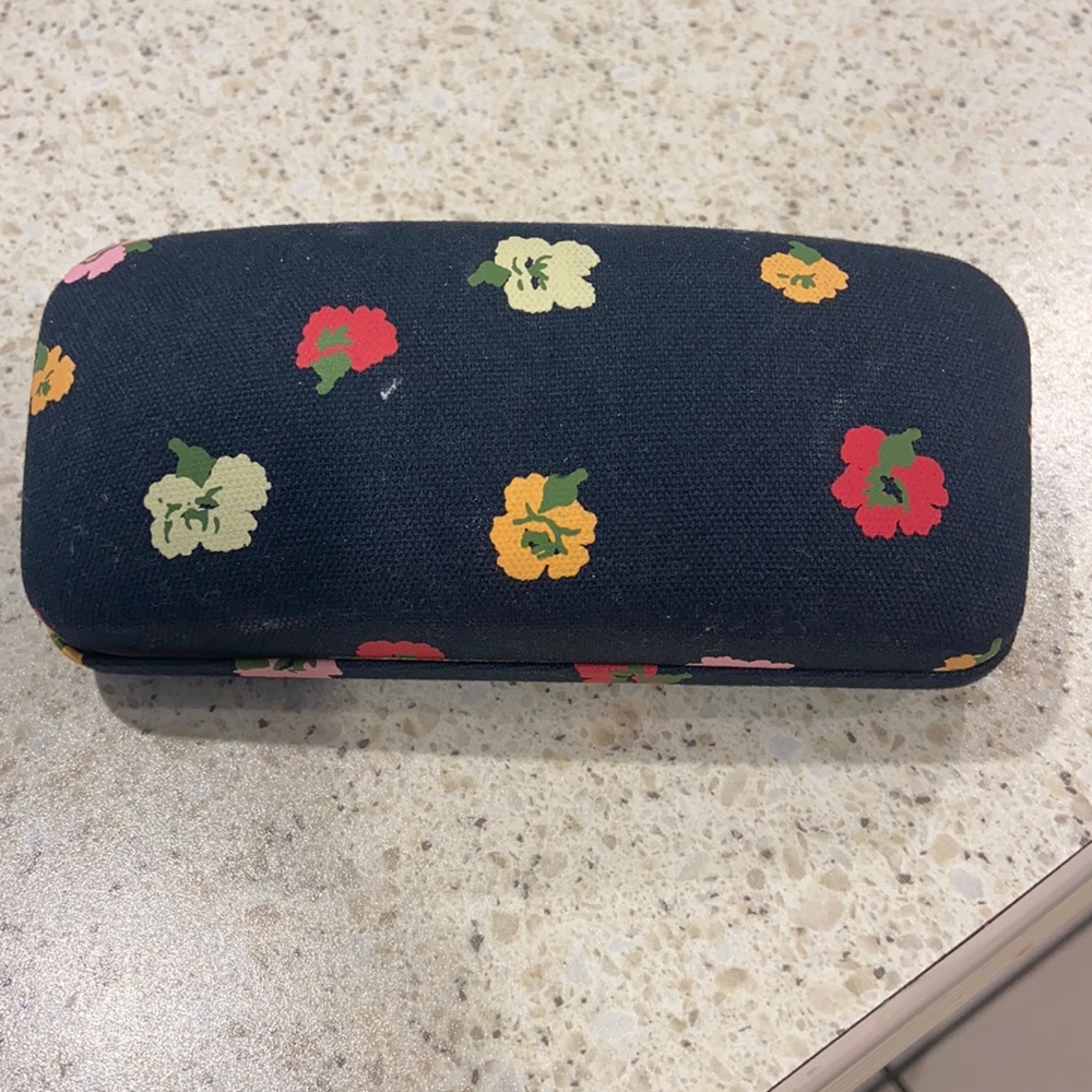 Madewell floral glasses case